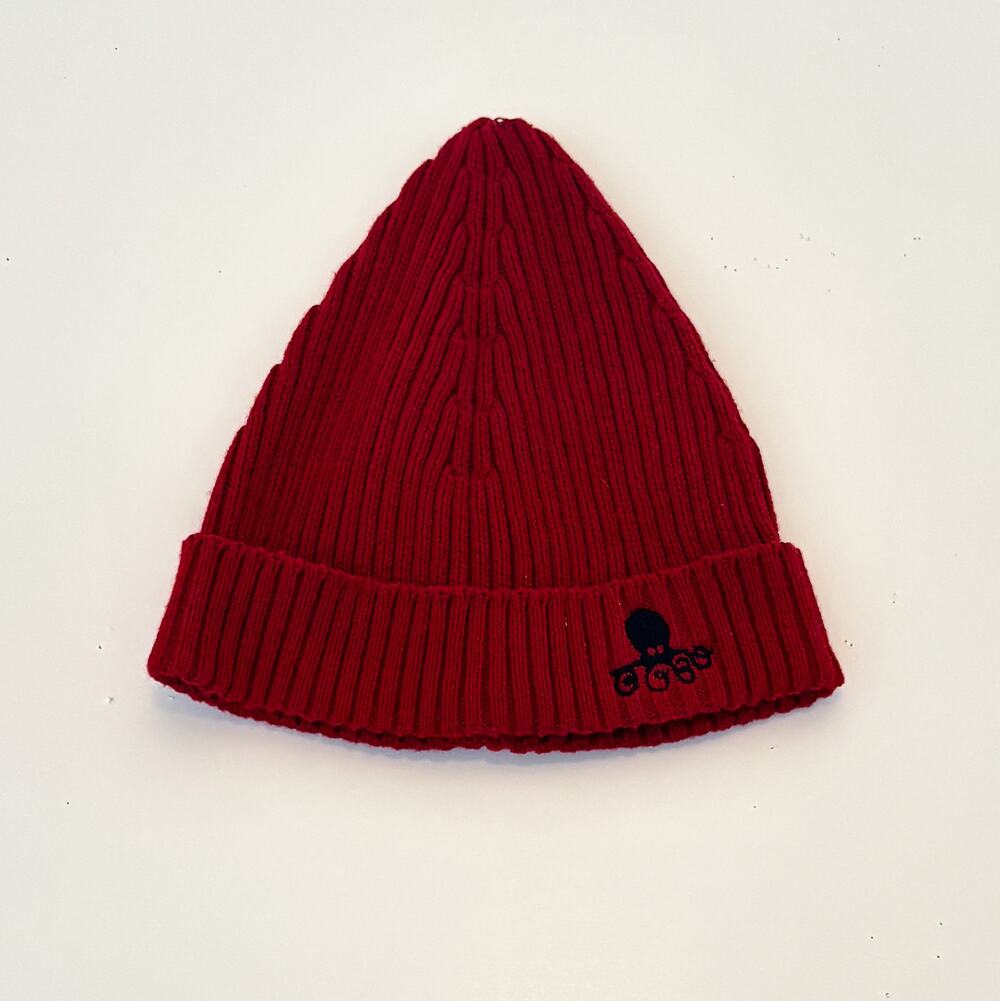 Bobo Choses, Kids Wool Ribbed Beanie, Octopus Design